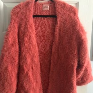 Guess fuzzy cardigan